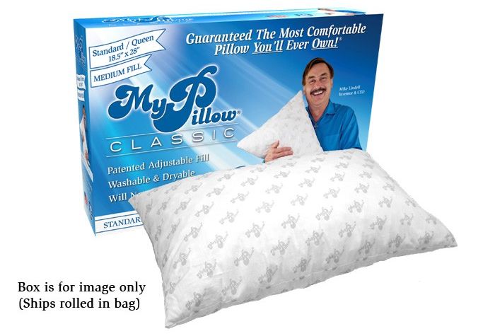 My pillow QUEEN Firm Fill QUEEN No fee ship New with box 